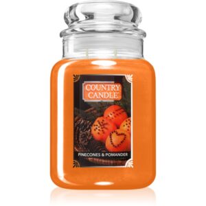 Country Candle Pinecone & Pomander lumânare parfumată 737 g-Țena