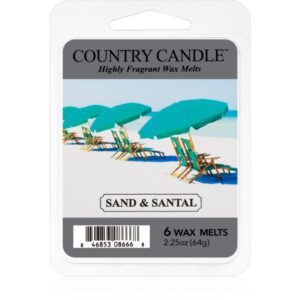 Country Candle Sand & Santal ceară pentru aromatizator 64 g-ro