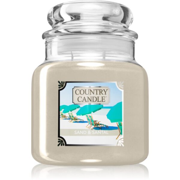 Country Candle Sand & Santal lumânare parfumată 510 g-Țena