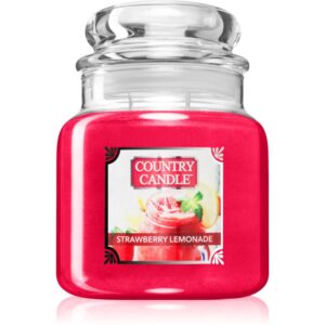 Country Candle Strawberry Lemonade lumânare parfumată 510 g-Țena