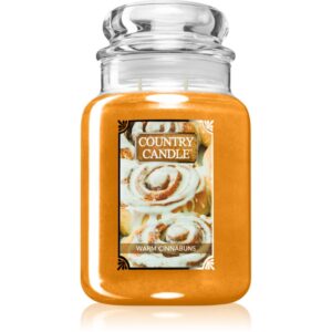 Country Candle Warm Cinnabuns lumânare parfumată 737 g-Țena