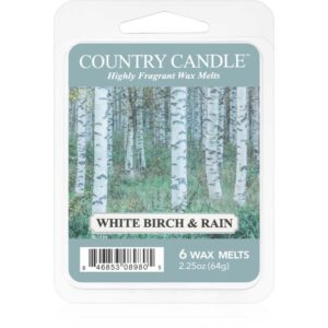 Country Candle White Birch & Rain ceară pentru aromatizator 64 g-ro