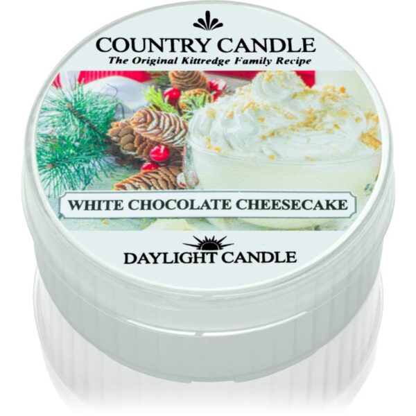 Country Candle White Chocolate Cheesecake lumânare 42 g-ro