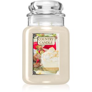 Country Candle White Chocolate Cheesecake lumânare parfumată 737 g-ro