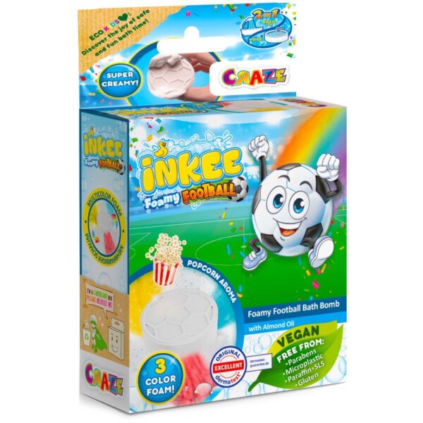 Craze INKEE Foamy Football bombă de baie pentru copii 1 buc-ro