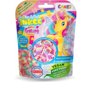 Craze INKEE Galupy Unicorn fulgi de baie pentru copii 100 g-ro