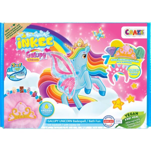 Craze INKEE Galupy Unicorn set pentru baie pentru copii-ro