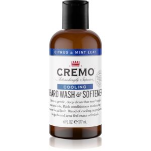 Cremo 2 in 1 Beard Wash & Softener șampon pentru barbă pentru bărbați Citrus & Mint Leaf 177 ml-ro