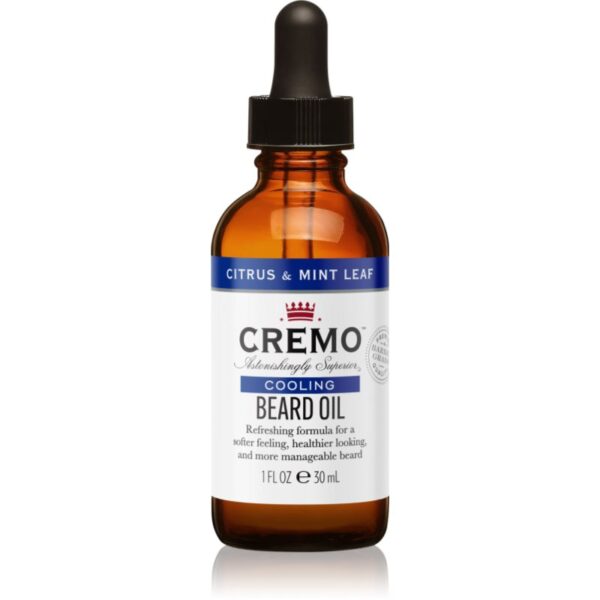 Cremo Cooling Beard Oil Citrus & Mint Leaf ulei pentru barba 30 ml-ro