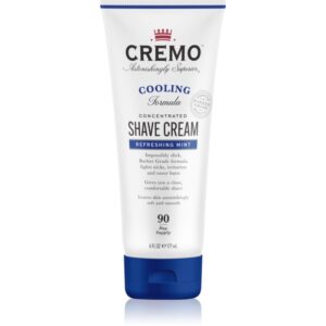 Cremo Refreshing Mint Cooling Shave Cream cremă de ras în tub pentru bărbați 177 ml-Țena