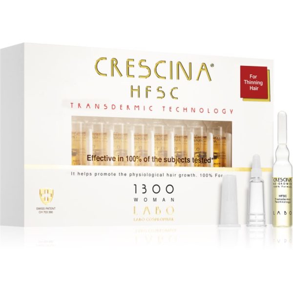 Crescina Transdermic 1300 Re-Growth tratament pentru stimularea creșterii părului pentru femei 20x3