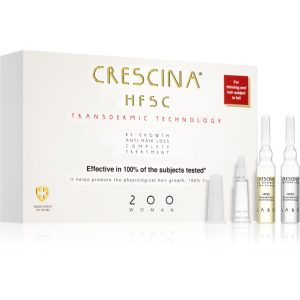 Crescina Transdermic 200 Re-Growth and Anti-Hair Loss tratament pentru stimularea creșterii părului și anti-cădere pentru femei 20x3