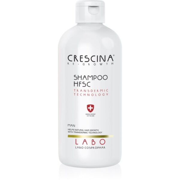 Crescina Transdermic șampon împotriva subțierii și căderii părului pentru barbati 500 ml-Țena