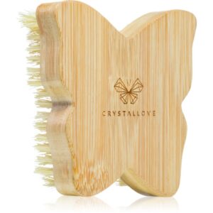 Crystallove Bamboo Butterfly Agave Body Brush perie pentru masaj pentru corp 1 buc-ro
