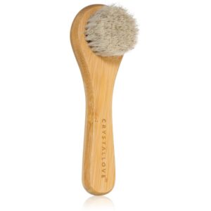 Crystallove Bamboo Face Brush perie pentru curățarea profundă a tenului 1 buc-Țena