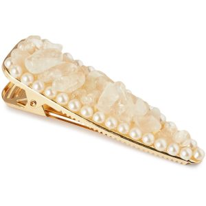 Crystallove Clear Quartz Hair Clip agrafe de par 1 buc-Țena