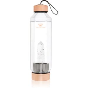 Crystallove Crystal Water Bottle sticlă pentru apă Hexagon-Clear Quartz 650 ml-ro