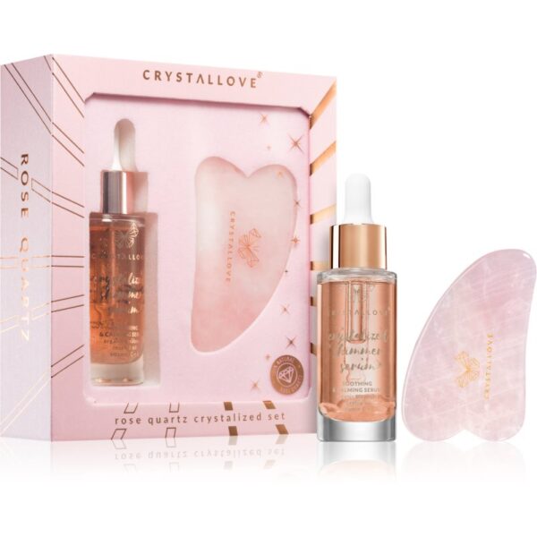 Crystallove Crystalized Rose Quartz Set set pentru îngrijirea pielii-Țena