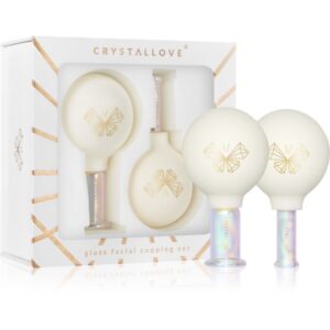 Crystallove Glass Facial Cupping Set set de instrumente pentru masaj pentru fata