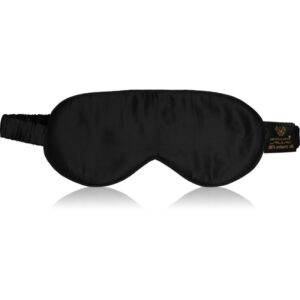 Crystallove Men Silk Eye Mask mască pentru dormit Black 1 buc-ro