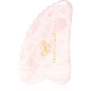 Crystallove Rose Quartz 3D Gua Sha accesoriu de masaj 1 buc-ro