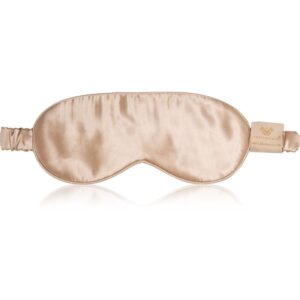 Crystallove Silk Eye Mask mască pentru dormit Gold-ro