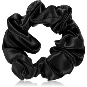 Crystallove Silk Scrunchie elastic pentru păr din mătase Black 1 buc-ro