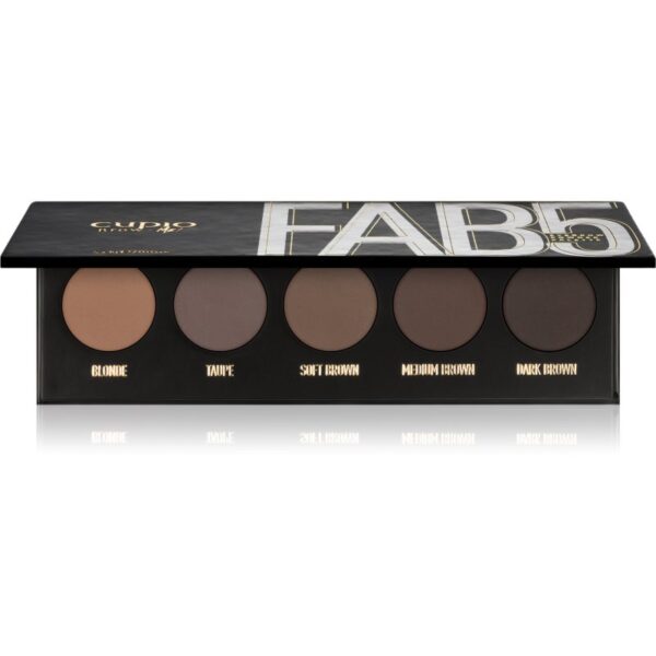 Cupio Brow-Me! Fab5 paletă fard pentru sprâncene sub formă de pudră compactă 5x1 g-ro