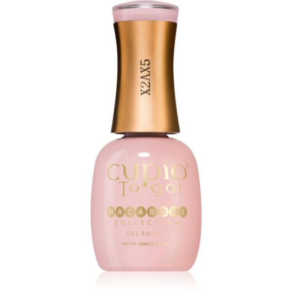 Cupio To Go! Macarons unghii cu gel folosind UV / lampă cu LED culoare Pink Sparkling Wine 15 ml-Țena