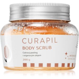 Curapil Body scrub exfoliant de corp cu zahăr cu ulei de argan 250 g-ro