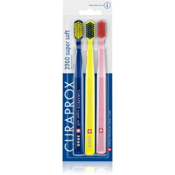 Curaprox 3960 Super Soft perie de dinti 3 buc-ro