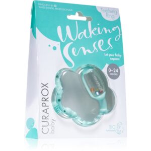 Curaprox Baby Waking Senses inel pentru dentitie cu perie ce maseaza gingia 1 buc-Țena