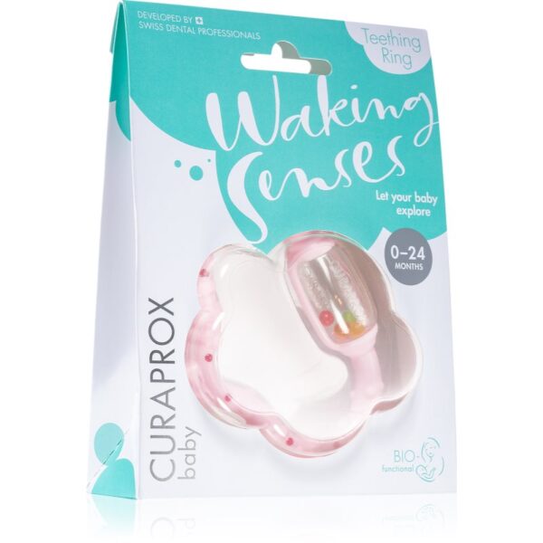 Curaprox Baby Waking Senses inel pentru dentitie cu perie ce maseaza gingia 1 buc-ro