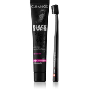 Curaprox Black is White set pentru îngrijirea dentară-ro