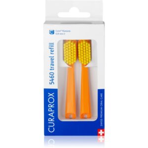 Curaprox Travel Set 2-pack Set de călătorii capete de schimb Orange 2 buc-ro