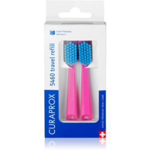Curaprox Travel Set 2-pack Set de călătorii capete de schimb Pink (Blue) 2 buc-ro