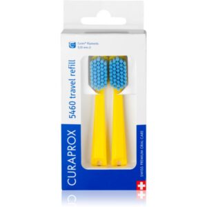 Curaprox Travel Set 2-pack Set de călătorii capete de schimb yellow 2 buc-ro