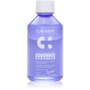 Curasept Daycare Protection Junior Booster apă de gură pentru copii 7-12 years Bubble Gum 250 ml-ro