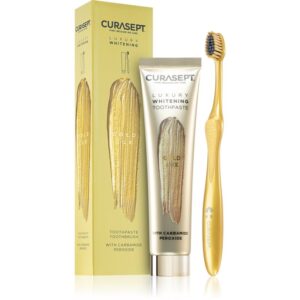 Curasept Gold Lux Set set pentru albire pentru dinti-Țena