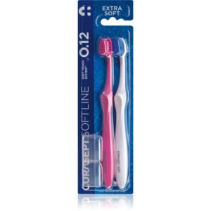 Curasept Softline 0.12 Extra Soft 2Pack perie de dinti 2 buc-Țena