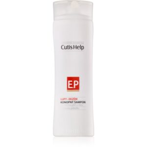 CutisHelp Health Care P.E. - Dandruff - Eczema șampon din cânepă pentru semne de eczeme si matreata 200 ml-Țena