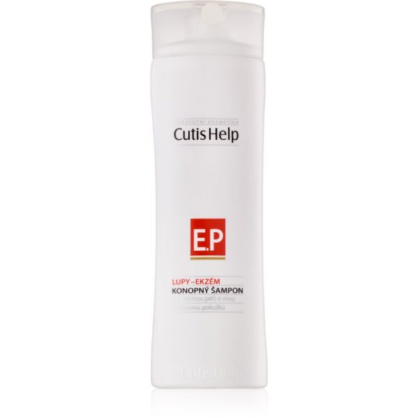 CutisHelp Health Care P.E. - Dandruff - Eczema șampon din cânepă pentru semne de eczeme si matreata 200 ml-Țena