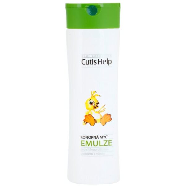 CutisHelp Mimi lotiune pentru curatare cu extract de canepa pentru nou-nascuti si copii 200 ml-Țena