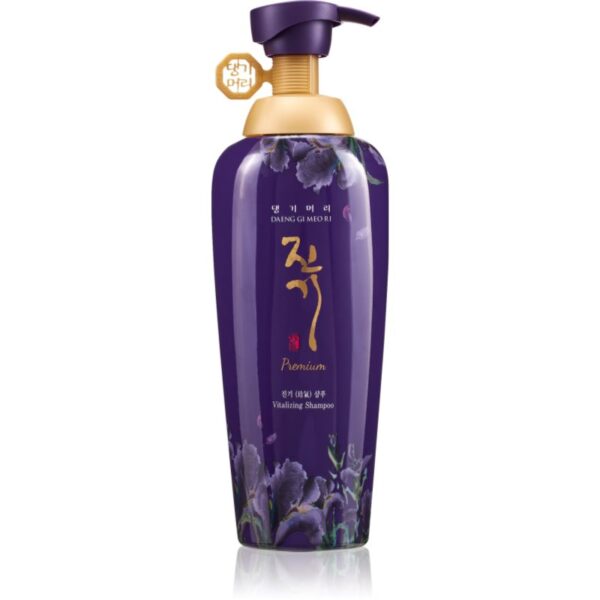 DAENG GI MEO RI Jin Gi Premium Vitalizing Shampoo sampon reparator pentru par fragil foarte deteriorat pentru stimularea creșterii părului 500 ml-ro