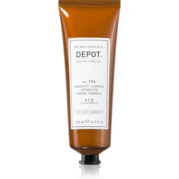 DEPOT 100 HAIR CLEANSING NO. 106 DANDRUF CONTROL INTENSIVE CREAM SHAMPOO șampon anti matreata 125 ml-ro