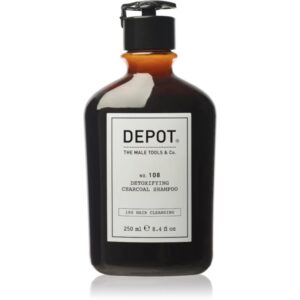DEPOT 100 HAIR CLEANSING NO. 108 DETOXIFYING CHARCOAL SHAMPOO șampon detoxifiant pentru curățare pentru toate tipurile de păr 250 ml-ro