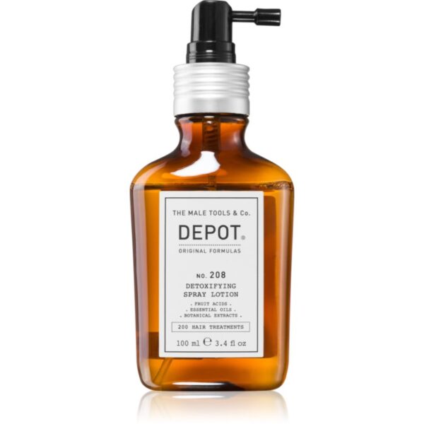 DEPOT 200 HAIR TREATMENTS NO. 208 DETOXIFYING SPRAY LOTION tratament de detoxificare pentru scalp 100 ml-ro