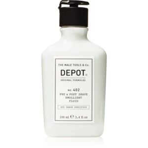 DEPOT 400 SHAVE SPECIFICS NO. 402 PRE & POST SHAVE EMOLLIENT FLUID balsam after shave 100 ml-Țena