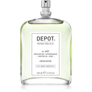 DEPOT 400 SHAVE SPECIFICS NO. 407 RESTORING AFTERSHAVE aftershave racoritor Sartorial Sage 100 ml-ro