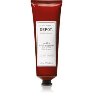 DEPOT 400 SHAVE SPECIFICS O. 404 SOOTHING SHAVING SOAP CREAM .for brush. crema calmanta pentru ras for brush 125 ml-ro